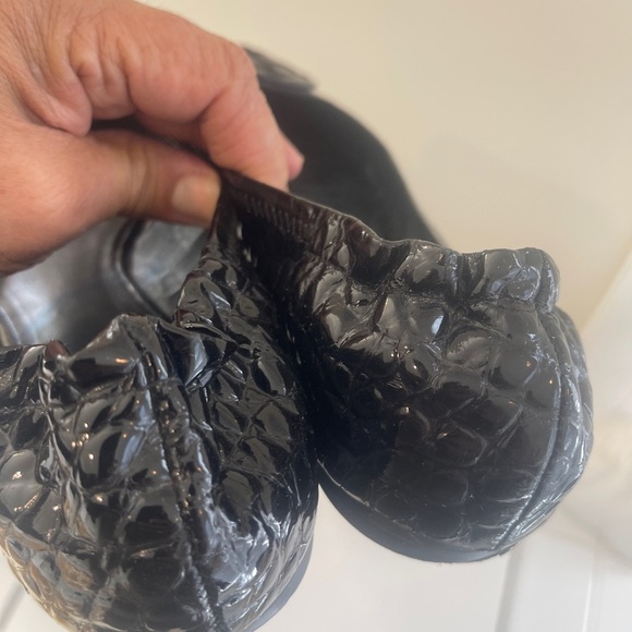 Tory Burch Reva Croc Embossed Ballet Flats - Picture 9 of 16